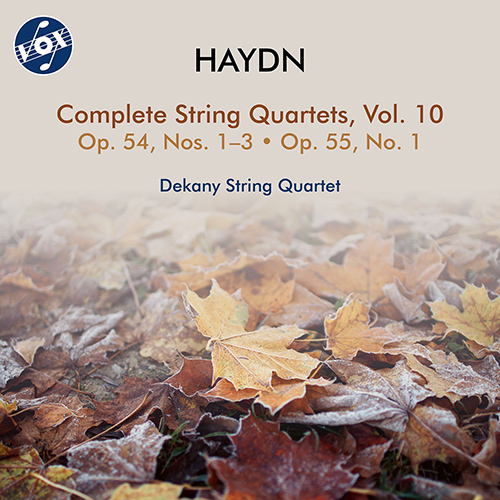 HAYDN, J.: String Quartets (Complete), Vol. 10 - Op. 54, Nos. 1-3 and Op. 55, No. 1, III:57-60 (Dekany String Quartet)