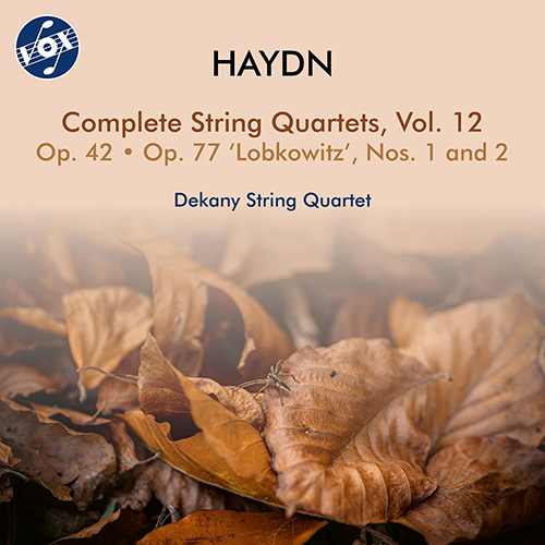 HAYDN, J.: String Quartets (Complete), Vol. 12 - Op. 42, Hob.III:43 / Op. 77, Nos. 1-2, Hob.III:81-82 (Dekany String Quartet)