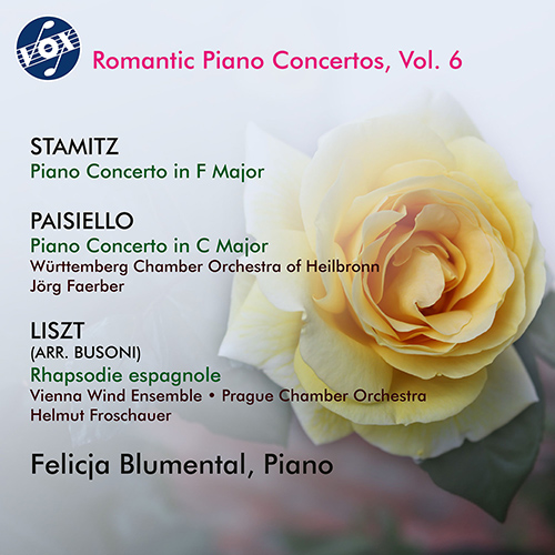 Piano Concertos - STAMITZ, C. / PAISIELLO, G. / LISZT, F. (Romantic Piano Concertos, Vol. 6) (Blumental, Faerber, Froschauer)