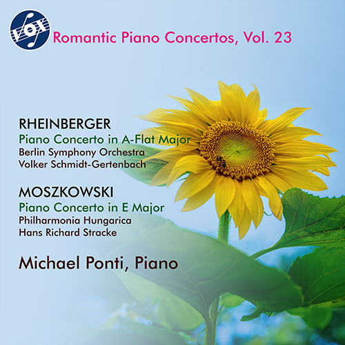 RHEINBERGER, J.G.: Piano Concerto / MOSZKOWSKI, M.: Piano Concerto, Op. 59 (Romantic Piano Concertos, Vol. 23) (Ponti, Schmidt-Gertenbach, Stracke)