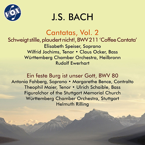 BACH, J.S.: Cantatas, Vol. 2 - BWV 80, 211 (Speiser, Fahberg, Bence, Jochims, Maier, Ocker, Schaible, Ewerhart, Rilling)