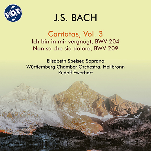 BACH, J.S.: Cantatas, Vol. 3 - BWV 204, 209 (Speiser, Württemberg Chamber Orchestra of Heilbronn, Ewerhart)