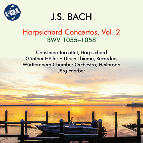 BACH, J.S.: Harpsichord Concertos, Vol. 2 - BWV 1055-1058 (Jaccottet, Württemberg Chamber Orchestra of Heilbronn, Faerber)