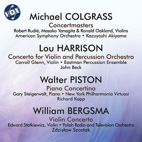 Concertos (American) - COLGRASS, M. / HARRISON, L. / PISTON, W. / BERGSMA, W. (Glenn, Oakland, Rudie, Statkiewicz, Yanagita, Steigerwalt)