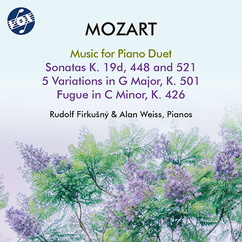 MOZART, W.A.: Sonatas for Piano 4 Hands, K. 19d and 521 / Sonata for 2 Pianos, K. 448 / 5 Variations, K. 501 / Fugue, K. 426 (Firkušný, A. Weiss)
