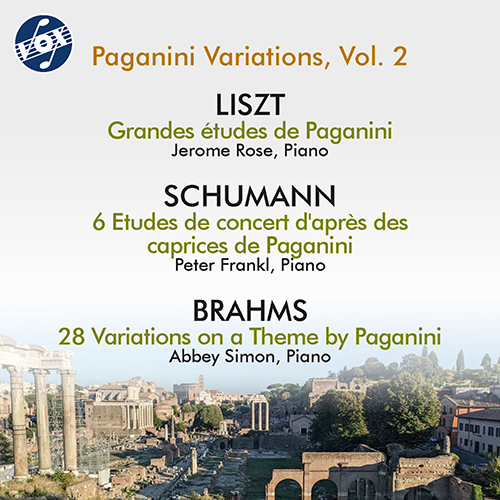 LISZT, F.: Grandes études de Paganini / BRAHMS. J.: Paganini Variations (Paganini Variations, Vol. 2) (P. Frankl, J. Rose, A. Simon)