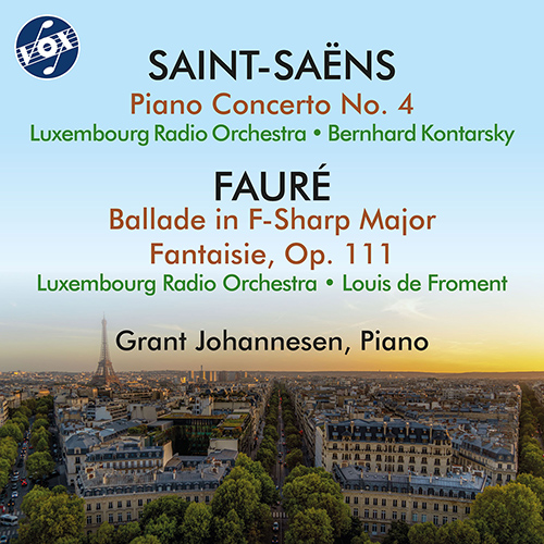 SAINT-SAËNS, C.: Piano Concerto No. 4 / FAURÉ, G.: Ballade / Fantaisie / Piano Pieces (Johannesen, Luxembourg Radio Orchestra, B. Kontarsky, Froment)
