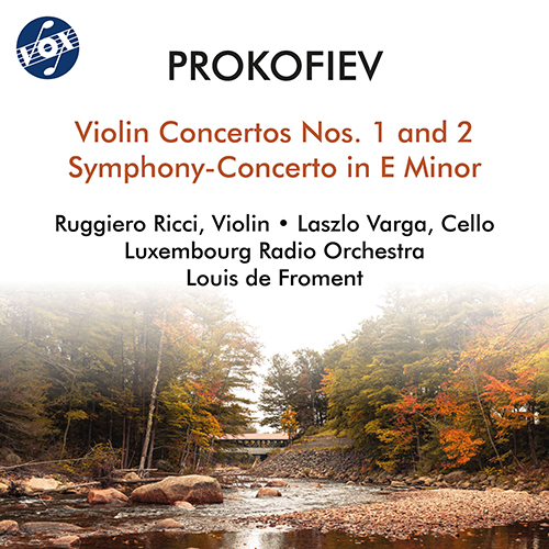 PROKOFIEV, S.: Violin Concertos Nos. 1 and 2 / Symphony-Concerto, Op. 125 (Ricci, L. Varga, Luxembourg Radio Orchestra, Froment)