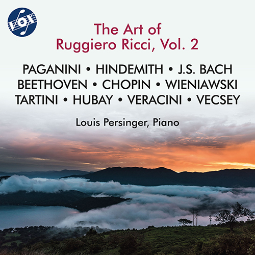 RICCI, Ruggiero: Art of Ruggiero Ricci (The), Vol. 2 - BACH, J.S. / HIDEMITH, P. / PAGANINI, N. / KREISLER, F.