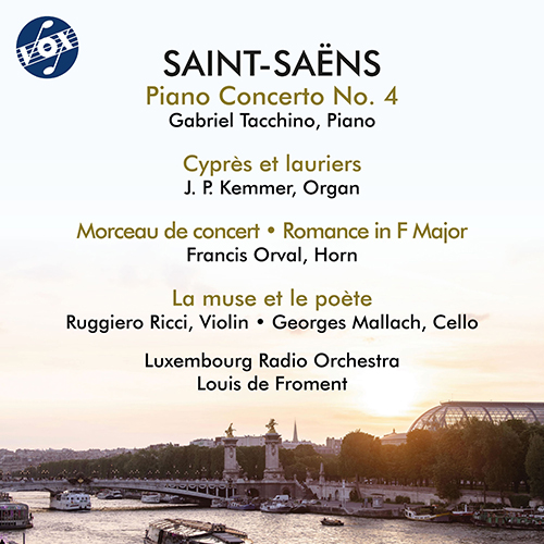 SAINT-SAËNS, C.: Piano Concerto No. 4 / Cyprès et lauriers / Morceau de concert (Orval, Ricci, Mallach, Kemmer, Tacchino, Froment)