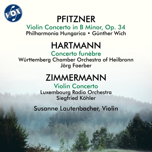 PFITZNER, H. / ZIMMERMANN, B.A.: Violin Concertos / HARTMANN, K.A.: Concerto funebre (Lautenbacher, Faerber, Köhler, Wich)