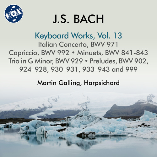 BACH, J.S.: Keyboard Works, Vol. 13 - Italian Concerto, BWV 971 / Capriccio, BWV 922 / Little Preludes, BWV 933-943 (Galling)
