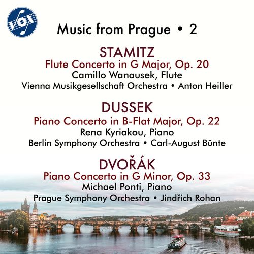 Concertos - DUSSEK, J.L. / VANHAL, J.B. / DVORÁK, A. (Music from Prague, Vol. 2) (Wanausek, Kyriakou, Ponti, Bünte, Heiller, Rohan)