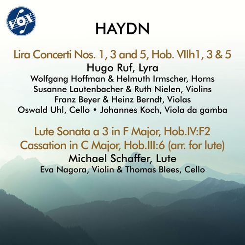 HAYDN, J.: Concertos for 2 lire organizzate, Hob.VIIh:1, 3, 5 / Lute Sonata a 3, Hob.IV:F2 (H. Ruf, M. Schaffer)