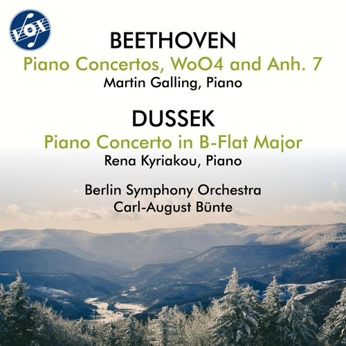 BEETHOVEN, L. van: Piano Concertos, WoO 4 and Anh. 7 / DUSSEK, J.L.: Piano Concerto in B-Flat Major (Galling, Kyriakou, Berlin Symphony, Bünte)