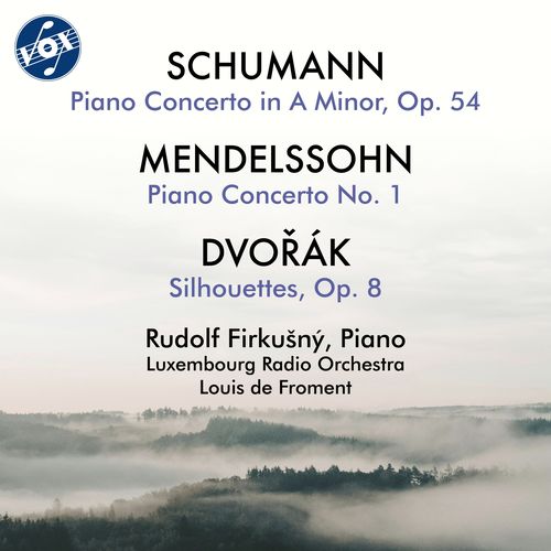 SCHUMANN, R.: Piano Concerto / MENDELSSOHN, Felix: Piano Concerto No. 1 / DVOŘÁK, A.: Silhouettes (Firkušný, Luxembourg Radio Orchestra, Froment)