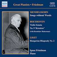 Recordings by Ignaz Friedman | Now available to stream and