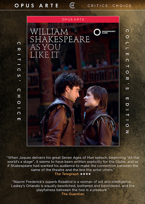 SHAKESPEARE, W.: As You Like It (Shakespeare's Globe, 2009) (NTSC)
