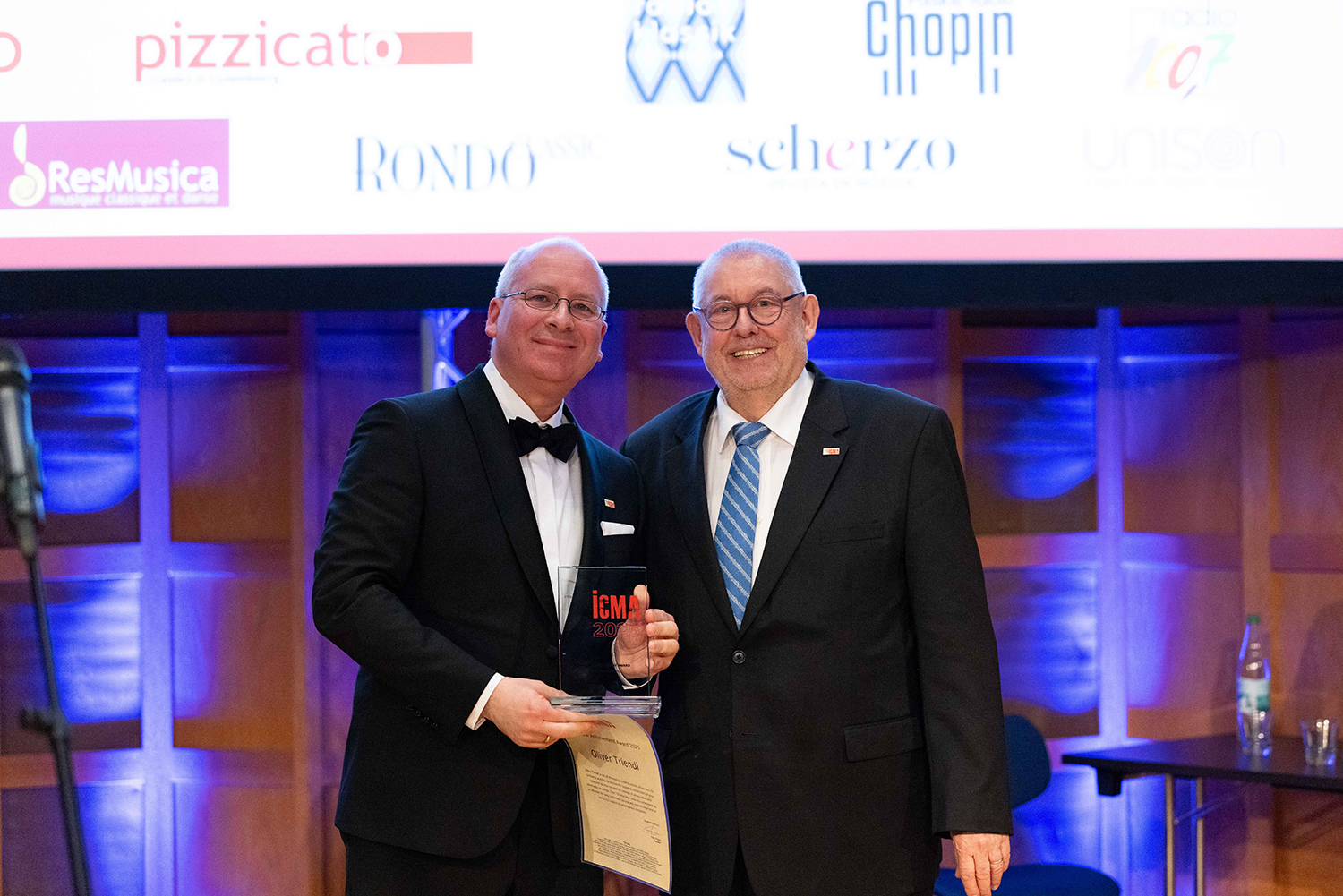 Oliver Triendl & ICMA President Remy Franck