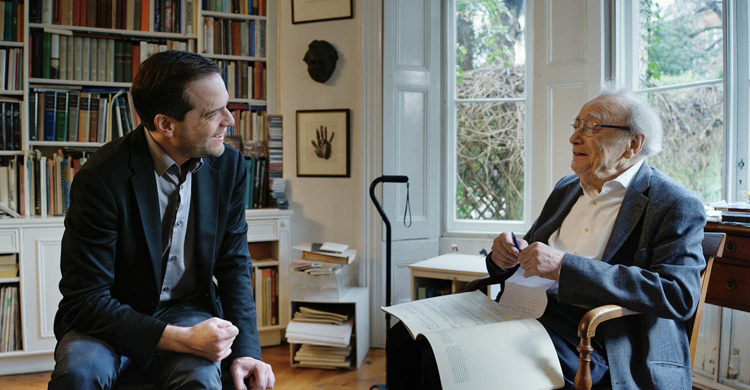 Francesco Piemontesi and Alfred Brendel