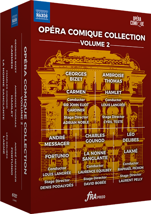 OP&Eacute;RA COMIQUE COLLECTION, Vol. 2 - Carmen / Hamlet / Fortunio / La nonne sanglante / Lakm&eacute; (2009-2022) (6-DVD Box Set) (NTSC)