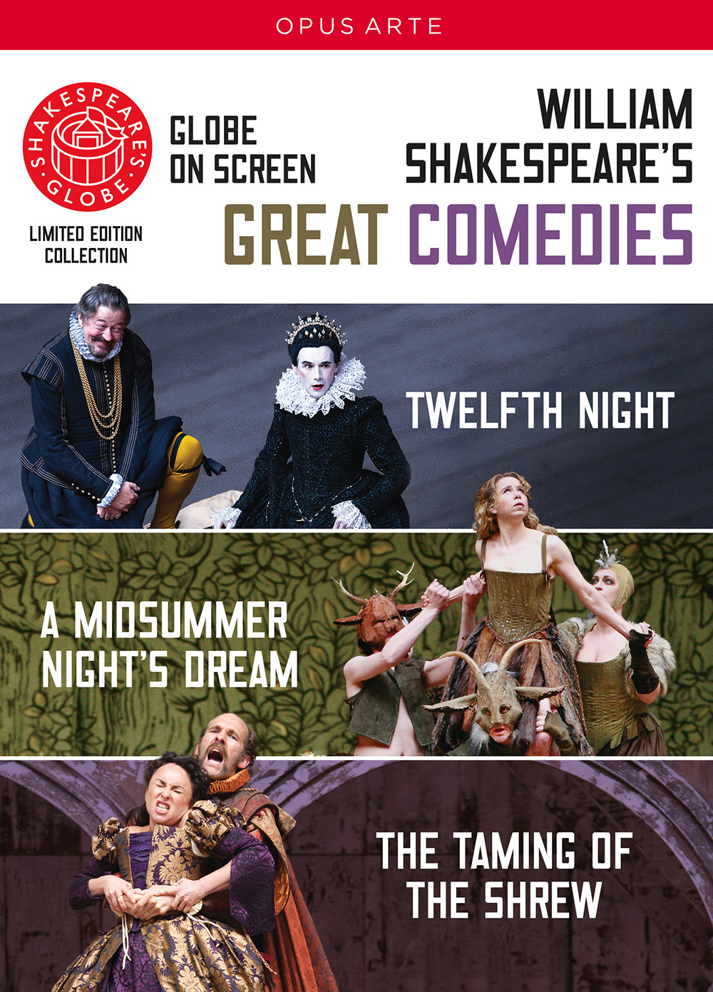 Shakespeare's Great Comedies: Twelfth Night; The Taming of the Shrew; A Midsummer Night's Dream