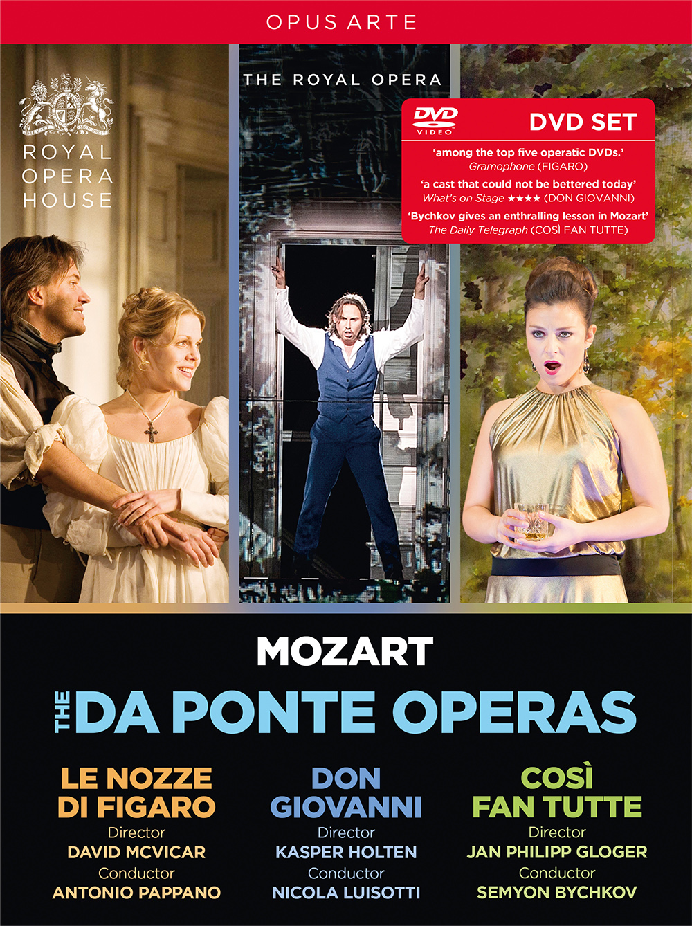 Mozart: The Da Ponte Operas | Get high quality audiovisual